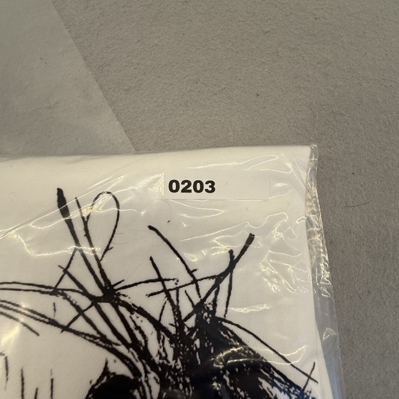 Scribble Art Dog T-Shirt Mens XL Sketch Drawing Graphic Tee Gonzo Style - Picture 8 of 8